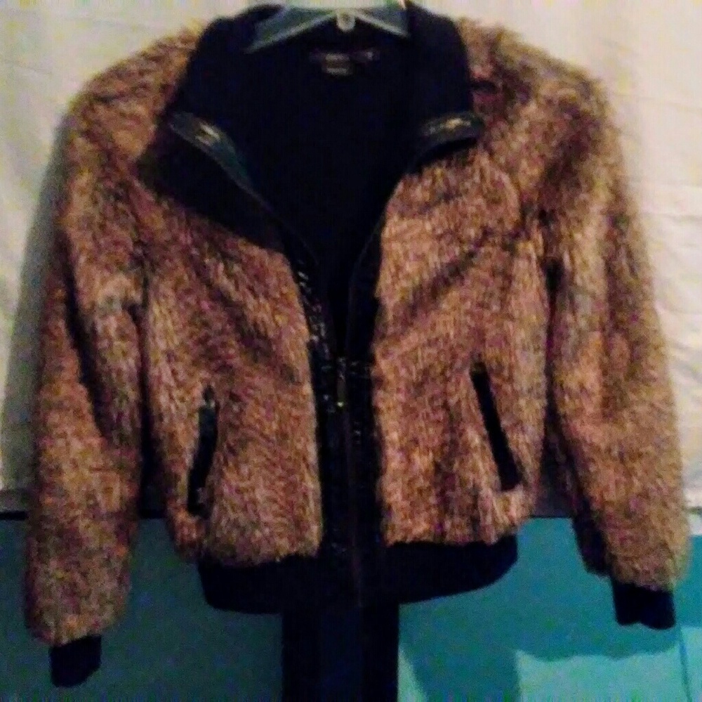 Vertigo faux fur jacket
